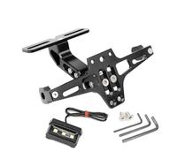 BHYYDS para Y&AMAHA MT07 MT09 MT10 R1 Kawasaki Z750 Z800 Soporte para Matrícula Trasera De Motocicleta Accesorios para Intermitentes Titular De Soportes de Matrícula(with License Lamp)
