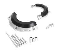 BHYYDS Para Y&AMAHA PG1 2023-2025 Protector De Cárter De Motocicleta Cubierta del estator del Motor(Plata)