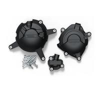 BHYYDS Para Y&AMAHA R3 MT-03 R125 R25 2014-2022 Protector De Motor Y Embrague para Motocicleta Cubierta del estator del Motor(1 Set-BK)