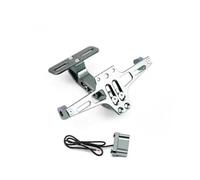BHYYDS para Y&AMAHA TMAX530 500 TMAX560 Soporte De Matrícula Trasera para Motocicleta Titular De Soportes de Matrícula(Gray)