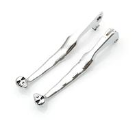 BHYYDS Para Y&AMAHA Virago XV 250 535 700 750 1000 1100 Manetas De Embrague Y Freno Para Motocicleta palanca de embrague y freno(Cromo)