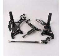 BHYYDS Para Y&AMAHA YZF R1 2007-2008 Estriberas Traseras Ajustables para Cambio De Marchas Y Freno De Motocicleta Reposapiés para Motocicleta(Beige)