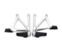 BHYYDS Reposapiés Trasero para B&MW R1250GS, R1200GS, R1250 GS, 1200GS LC Adventure 2013-2024 Reposapiés para Motocicleta(Silver Set)