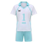bi bi hou Anime Haikyuu Cosplay Aoba Johsai Jersey Set Camiseta y Pantalón Corto Disfraz de Oikawa Tooru Voleibol Club Uniforme Navidad Halloween Carnaval Fiesta Disfraz Deportivo