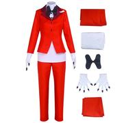 bi bi hou Hazbin Hotel Charlie Cosplay Traje Disfraz de Hazbin Hotel Costume Charlie Morningstar Uniforme Navidad Halloween Carnaval Fiesta Etapa Rendimiento Anime Disfraces para Adultos