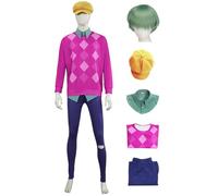 bi bi hou Saja Boys Baby Cosplay Completo con Peluca Disfraz de Anime Demon Hunters Costume Sajaboys Baby Uniforme Navidad Halloween Carnaval Fiesta Etapa Rendimiento Traje