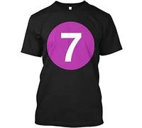 BI BI MIAO 7 Line NYC Subway Train Unisex 100% Cotton Short-Sleeve T-Shirts Black XXL