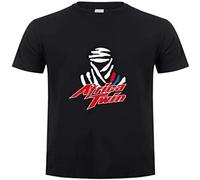 BI BI MIAO Africa Twin Africa Twin Motorcycle Unisex 100% Cotton Short-Sleeve T-Shirts Black XL