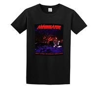 BI BI MIAO Annihilator - Set The World On Fire 1993 Unisex 100% Cotton Short-Sleeve T-Shirts Black L