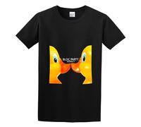 BI BI MIAO Bloc Party Cotton Unisex 100% Cotton Short-Sleeve T-Shirts Black XL