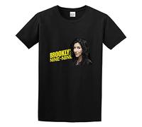 BI BI MIAO Brooklyn Nine Nine Unisex 100% Cotton Short-Sleeve T-Shirts Black XL