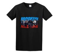BI BI MIAO Brooklyn Nine Nine Unisex 100% Cotton Short-Sleeve T-Shirts Black XXL