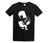 BI BI MIAO Castle Crasher Unisex 100% Cotton Short-Sleeve T-Shirts Black XXL