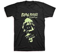 BI BI MIAO Cosmic Psychos Too Dumb To Die Unisex 100% Cotton Short-Sleeve T-Shirts Black S