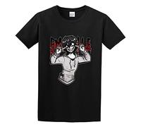 BI BI MIAO Creepypasta Jeff The Killer Unisex 100% Cotton Short-Sleeve T-Shirts Black XL