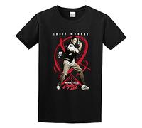 BI BI MIAO Eddie Murphy 80S Beverly Hills Cop III Poster Unisex 100% Cotton Short-Sleeve T-Shirts Black L