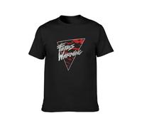 BI BI MIAO Fates Warning No Exit Unisex 100% Cotton Short-Sleeve T-Shirts Black M