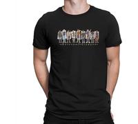 BI BI MIAO Heroes of Olympus Vintage Percy Jackson Unisex 100% Cotton Short-Sleeve T-Shirts Black M