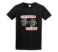 BI BI MIAO I've Lost An Electron! Are You Positive Geek Unisex 100% Cotton Short-Sleeve T-Shirts Black XL