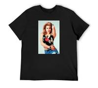 BI BI MIAO Married with Children Kelly Cross Retro TV Show Al Bundy Unisex 100% Cotton Short-Sleeve T-Shirts Black M