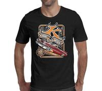 BI BI MIAO Memory Kindig It Design Unisex 100% Cotton Short-Sleeve T-Shirts Black L