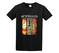 BI BI MIAO Meshuggah Destroy Erase Improve Unisex 100% Cotton Short-Sleeve T-Shirts Black XL