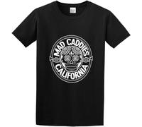 BI BI MIAO Popular The Mad Caddies Ska Punk Band Graphic Logo Unisex 100% Cotton Short-Sleeve T-Shirts Black XXL