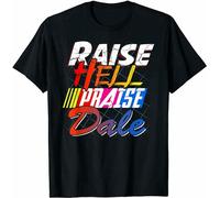 BI BI MIAO Raise Hell Praise Dale Unisex 100% Cotton Short-Sleeve T-Shirts Black XXXL