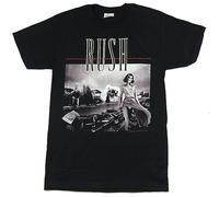 BI BI MIAO Rush Permanent Waves Unisex 100% Cotton Short-Sleeve T-Shirts Black XL