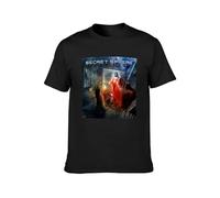 BI BI MIAO Secret Sphere Portrait of A Dying Heart Unisex 100% Cotton Short-Sleeve T-Shirts Black S