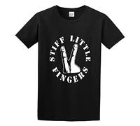 BI BI MIAO Stiff Little Fingers Irish Punk Band Unisex 100% Cotton Short-Sleeve T-Shirts Black M