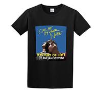 BI BI MIAO Sufjan Stevens Mystery of Love Unisex 100% Cotton Short-Sleeve T-Shirts Black S