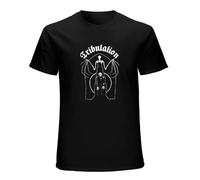 BI BI MIAO Tribulation Band Bat Skeleton Nosferatu Death Metal Unisex 100% Cotton Short-Sleeve T-Shirts Black XXL