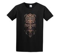 BI BI MIAO True Illuminati Regular Fit Unisex 100% Cotton Short-Sleeve T-Shirts Black XL