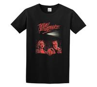 BI BI MIAO True Romance Unisex 100% Cotton Short-Sleeve T-Shirts Black XL
