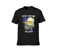 BI BI MIAO Tygers of Pan Tang Spellbound Unisex 100% Cotton Short-Sleeve T-Shirts Black L