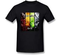 BI BI MIAO Veil of Maya Unisex 100% Cotton Short-Sleeve T-Shirts Black M