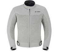 BI ESSE Chaqueta de moto de tela de verano perforada interior impermeable desenfundable chaleco con protecciones transpirable y ligero