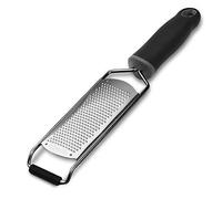 Bi-Komfort Rallador de Queso, Rallador de Limón, Rallador de Cocina, Zester Hecho de Acero Inoxidable, con Mango de Agarre en Goma Blanda, Ideal para Quesos, Parmesanos, Chocolates, Verduras y Frutas