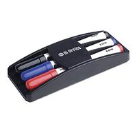 Bi-Office AA0106 - Rotuladores y borrador para pizarra de borrado en seco, 170 x 70 x 30 mm