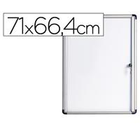 Bi-Office Ad Showcase Interior Extraplano Fondo Magnético 710X664 mm