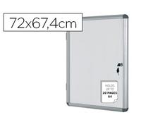 Bi-Office Ad Showcase Interior Extraplano Fondo Magnético 720X674 mm