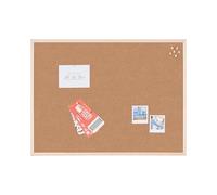 Bi-Office Budget - Tablero de corcho con marco de madera, 60 x 45 cm