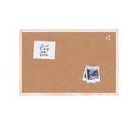 Bi-Office Budget - Tablero de corcho con marco de madera, 90 x 60 cm