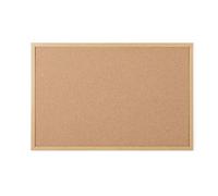 Bi-Office Earth Executive - Tablero de Corcho de Marco de MDF Roble, 60 x 45 cm