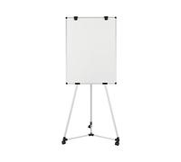 Bi-Office Earth Kyoto Flipchart caballete móvil no magnético, 70 x 100 cm (tamaño europeo), superficie de borrado en seco, marco de aluminio