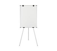 Bi-Office Earth Kyoto Flipchart Trípode Caballete no magnético, 70 x 100 cm (tamaño europeo), superficie de borrado en seco, marco de aluminio