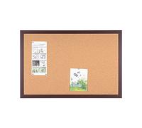 Bi-Office Earth Prime - Tablero de Corcho de Marco de MDF Cereza, 60 x 45 cm