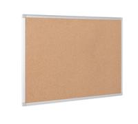 Bi-Office Earth - Tablón de Anuncios de Corcho, 60 x 45 cm, Tablero con marco de aluminio