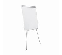 Bi-Office Easy Pizarra Blanca con caballete de trípode, marco gris, pizarra euro 70 x 100 cm, para rotafolios